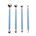 4pcs Doppel-End-Metallkugel-Skulpturenmodellierungsstift